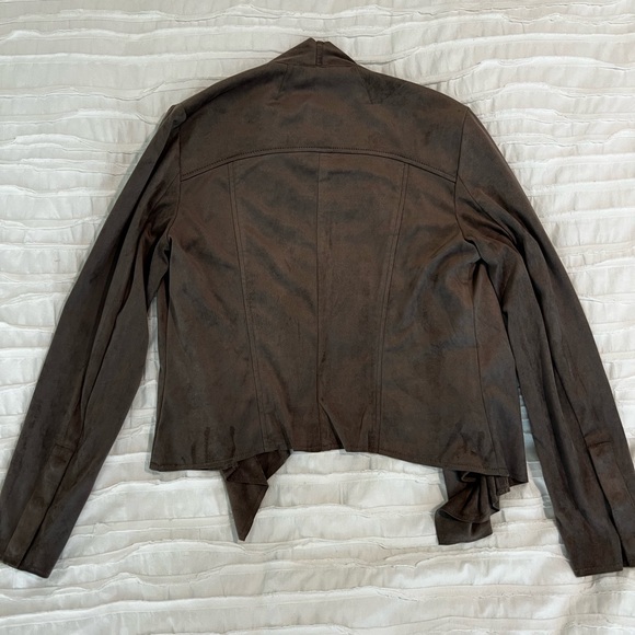 Kut faux suede jacket in brown size MP - Picture 2 of 7